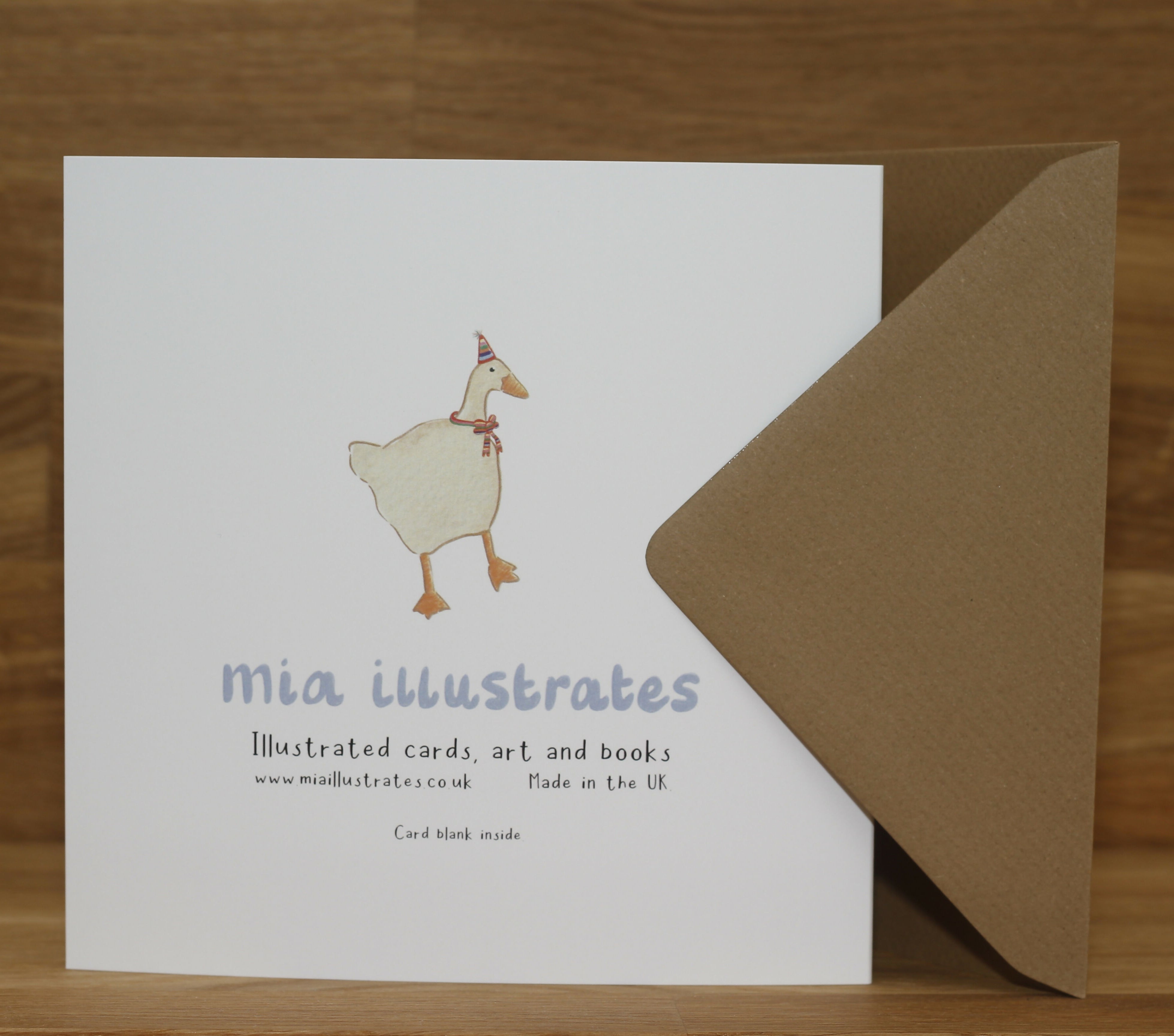 Happy Birthday Fun Goose Greeting Card