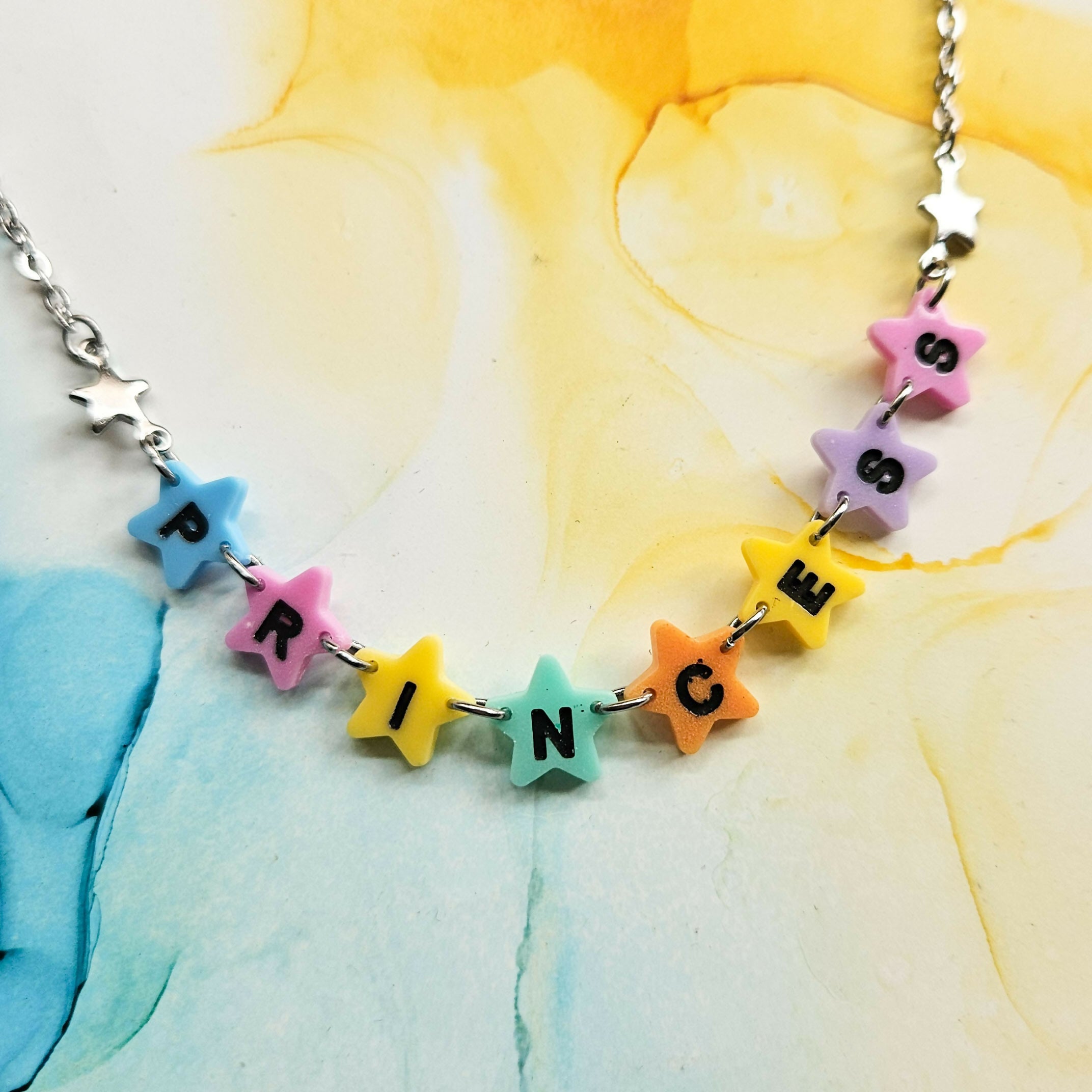 Handmade Princess Resin Necklace