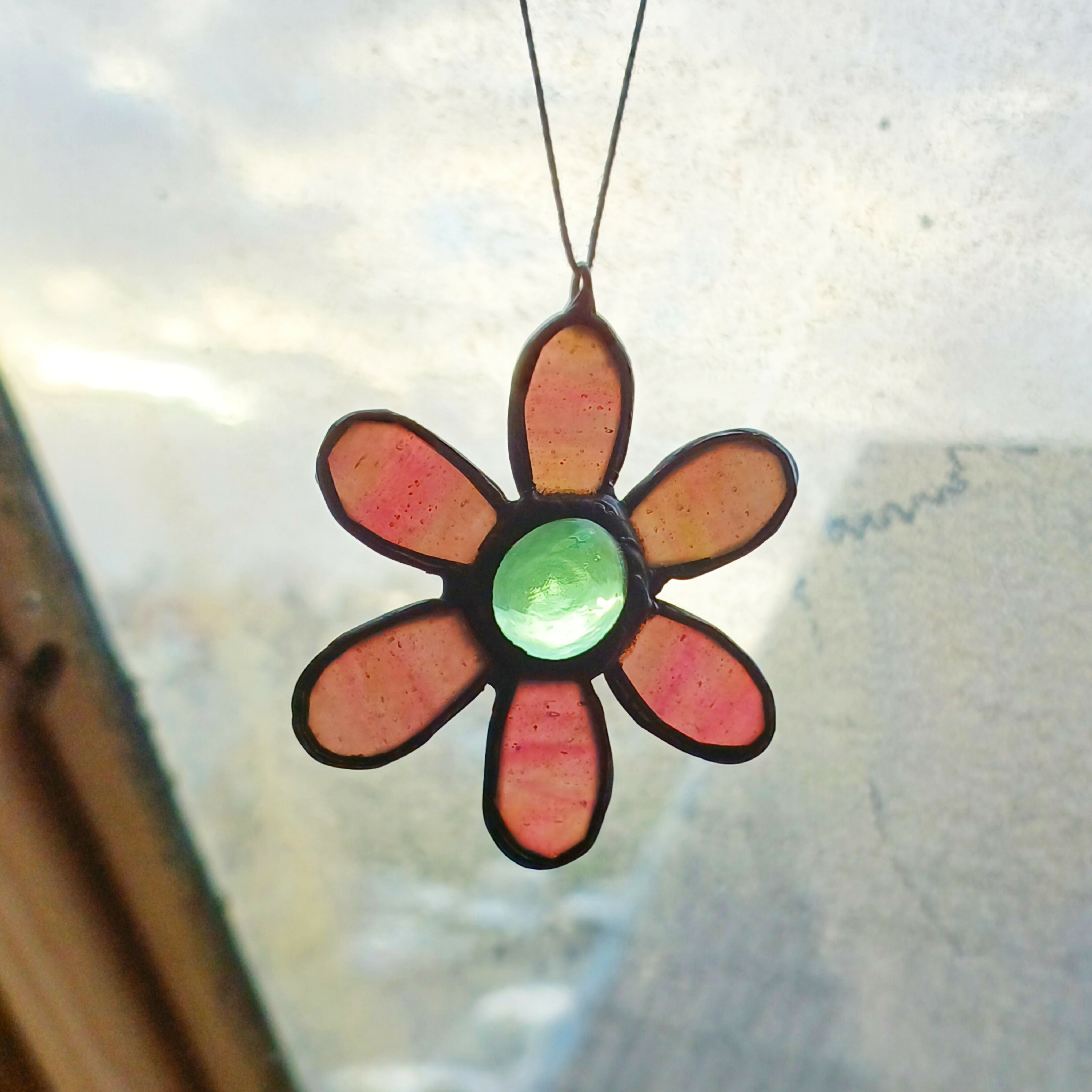 Mini Stained Glass Flower