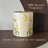 Summer Moon - 100% Natural Essential Oil & Beeswax Pillar Candle