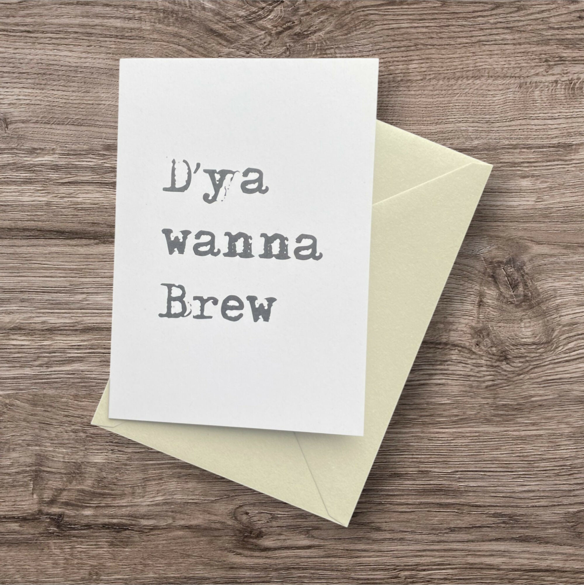 Brew Card Plain