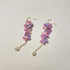 Micro Crochet Flowers Drop and Dangle Earrings