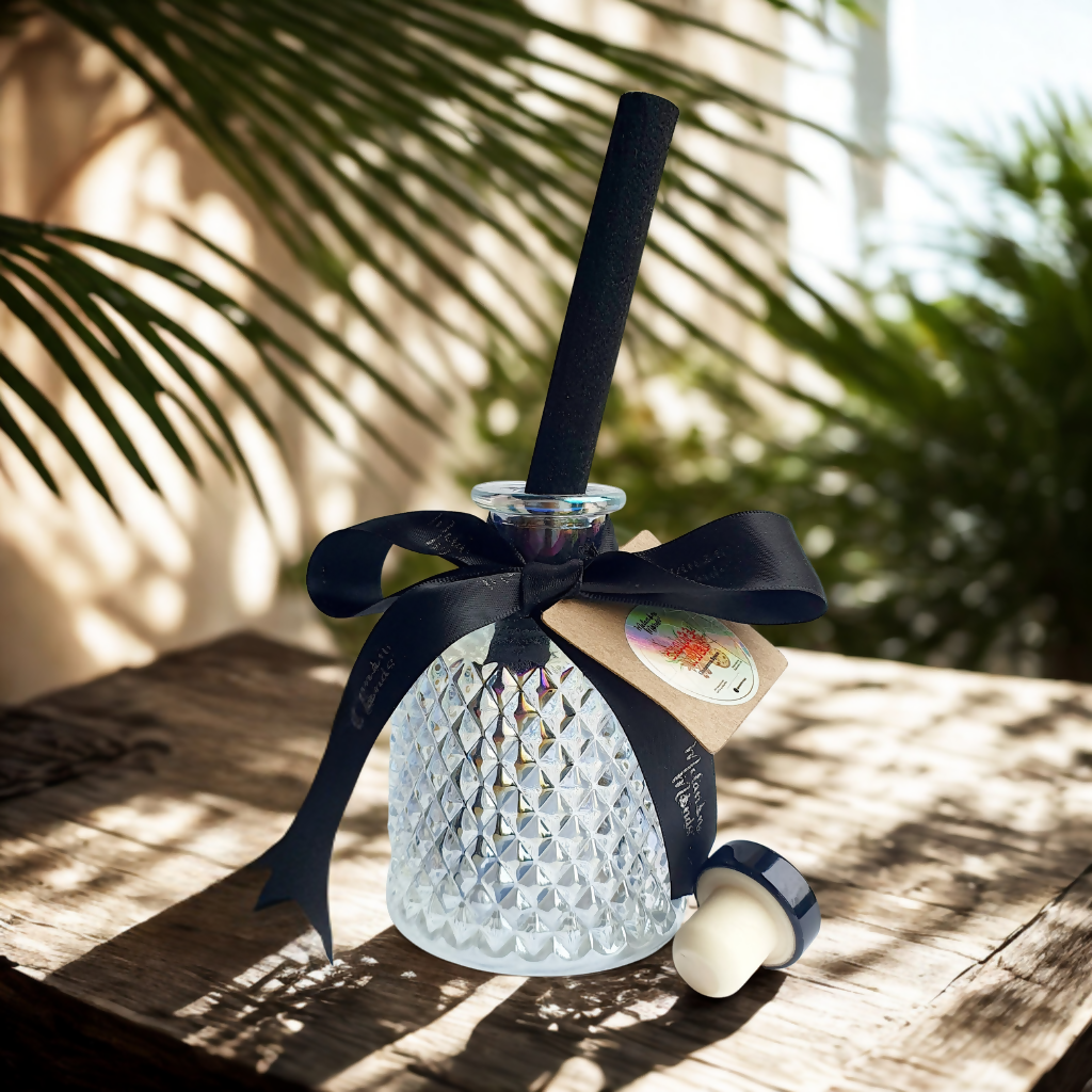 Luxury GEO Caribbean Reed Diffuser: Tropical Home Fragrance, Eco-Friendly Gift