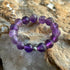 Amethyst Beaded Stretch Ring