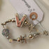 Fifi & Bo Mini Bag Charm Initial V