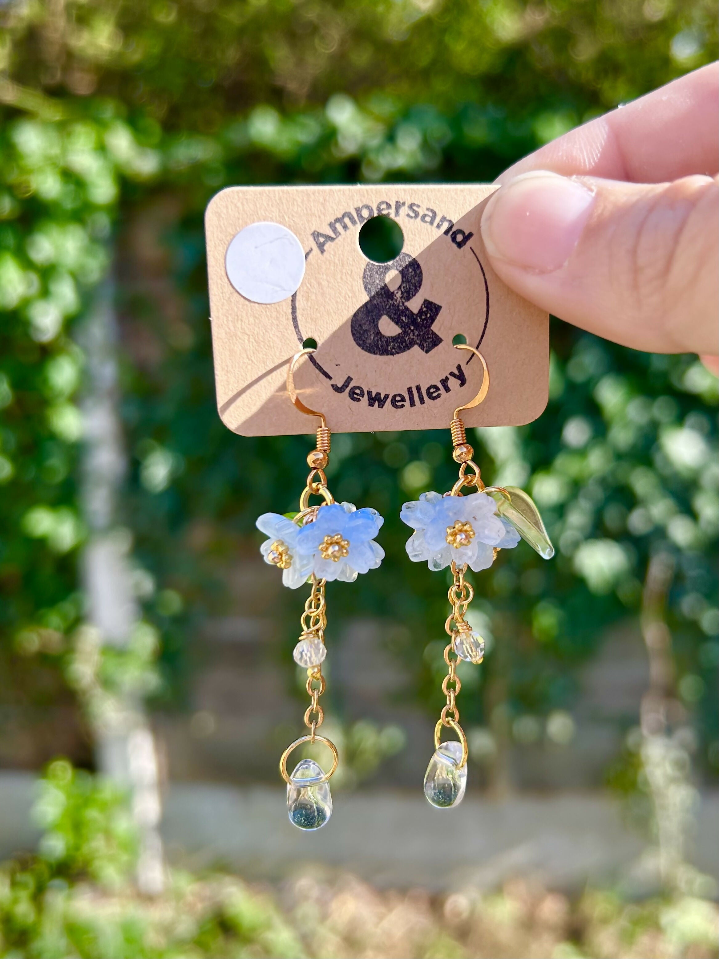 Dewdrop Bouquet Flower Earrings