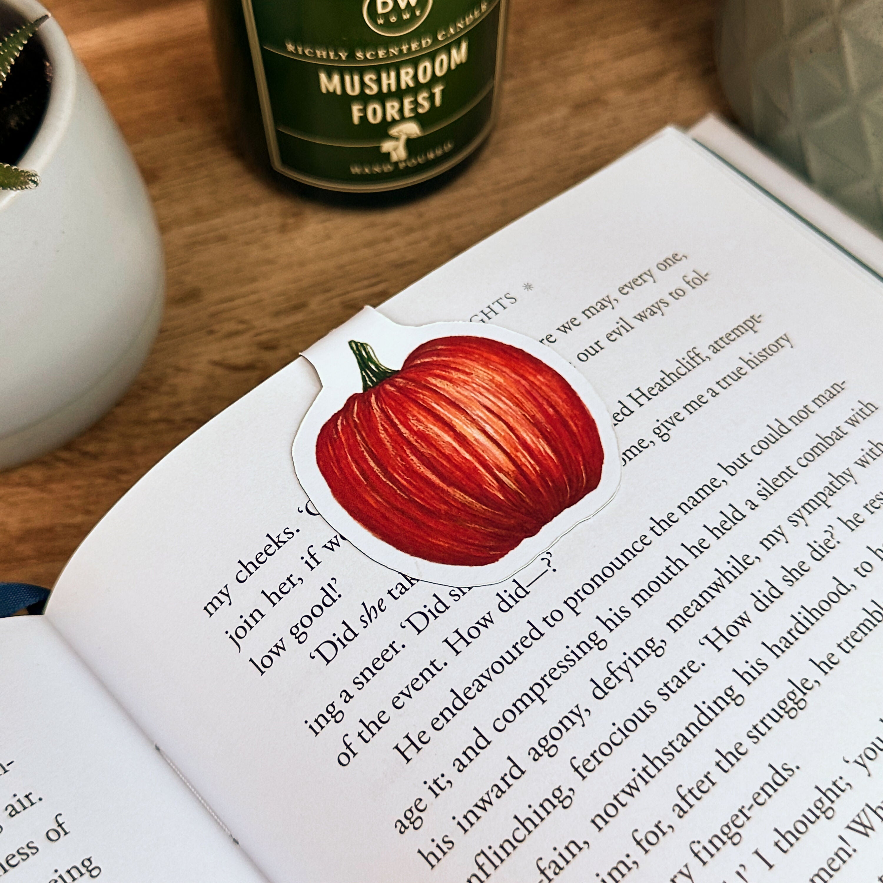 Pumpkin - Matt Magnetic Bookmark