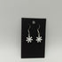 White Daisy Enamel Earrings