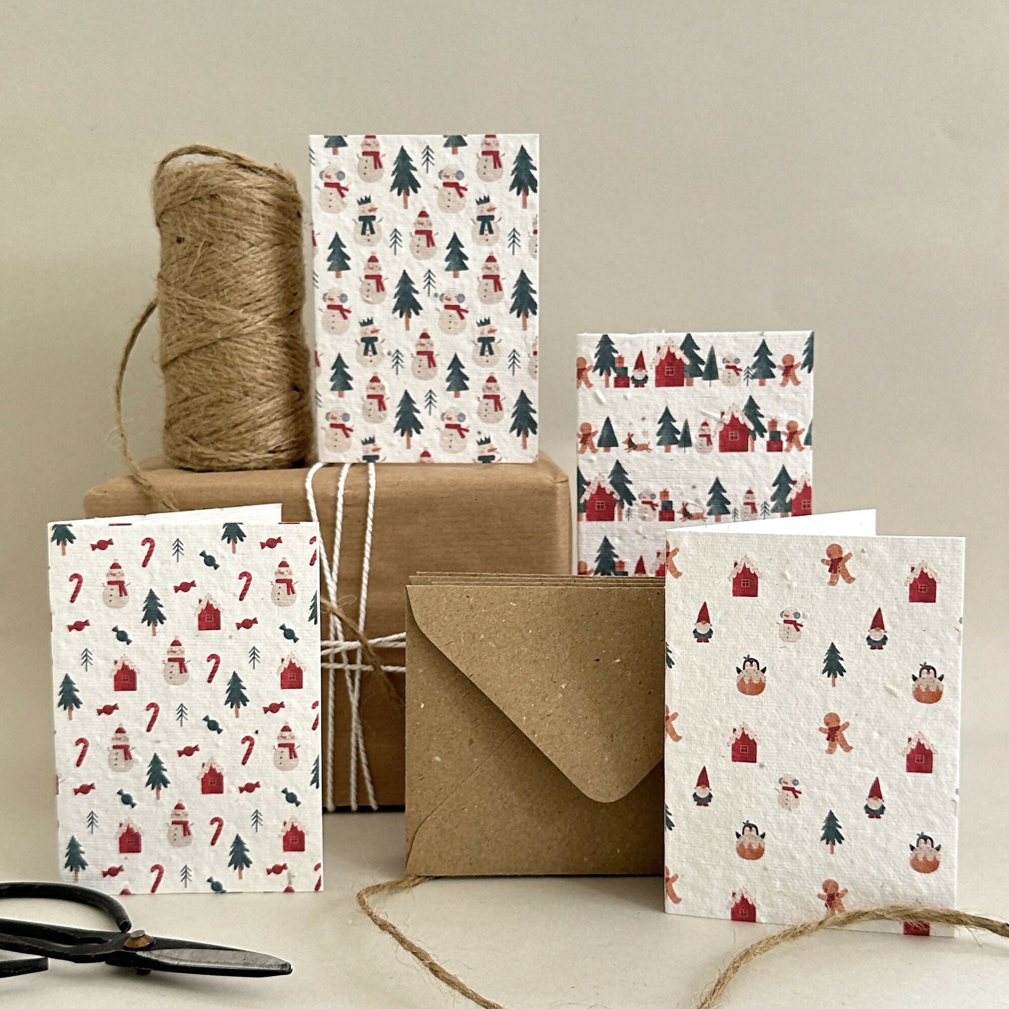 Pack of A7 Eco Christmas Cards
