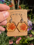 RED QUEEN'S LACE EARRINGS