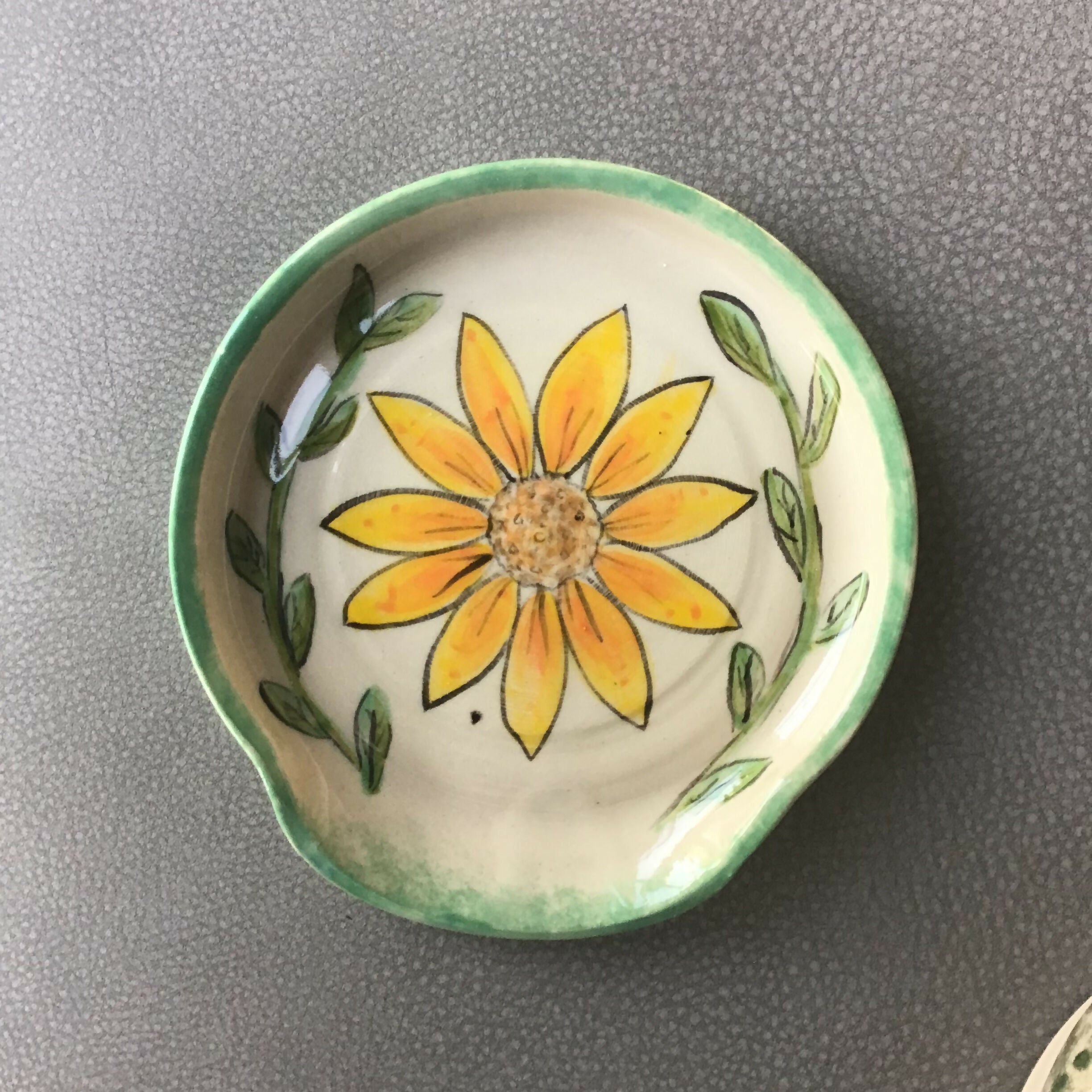 Handpainted Spoon Rest