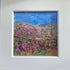 Yorkshire Dales Scene Featuring Heather- White Framed Oil Painting On Wood