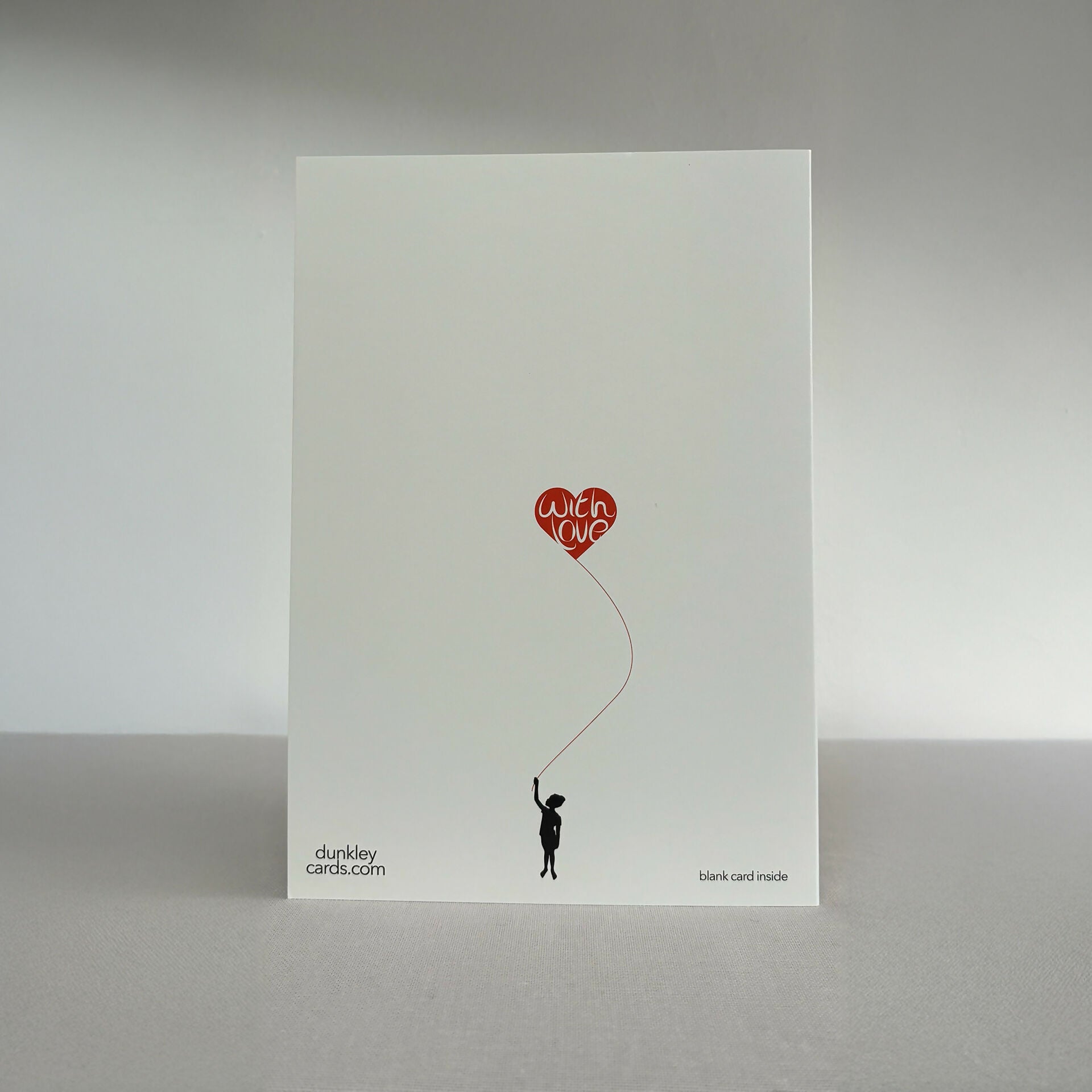 Best Dad Card - Red Heart Father's Day Card