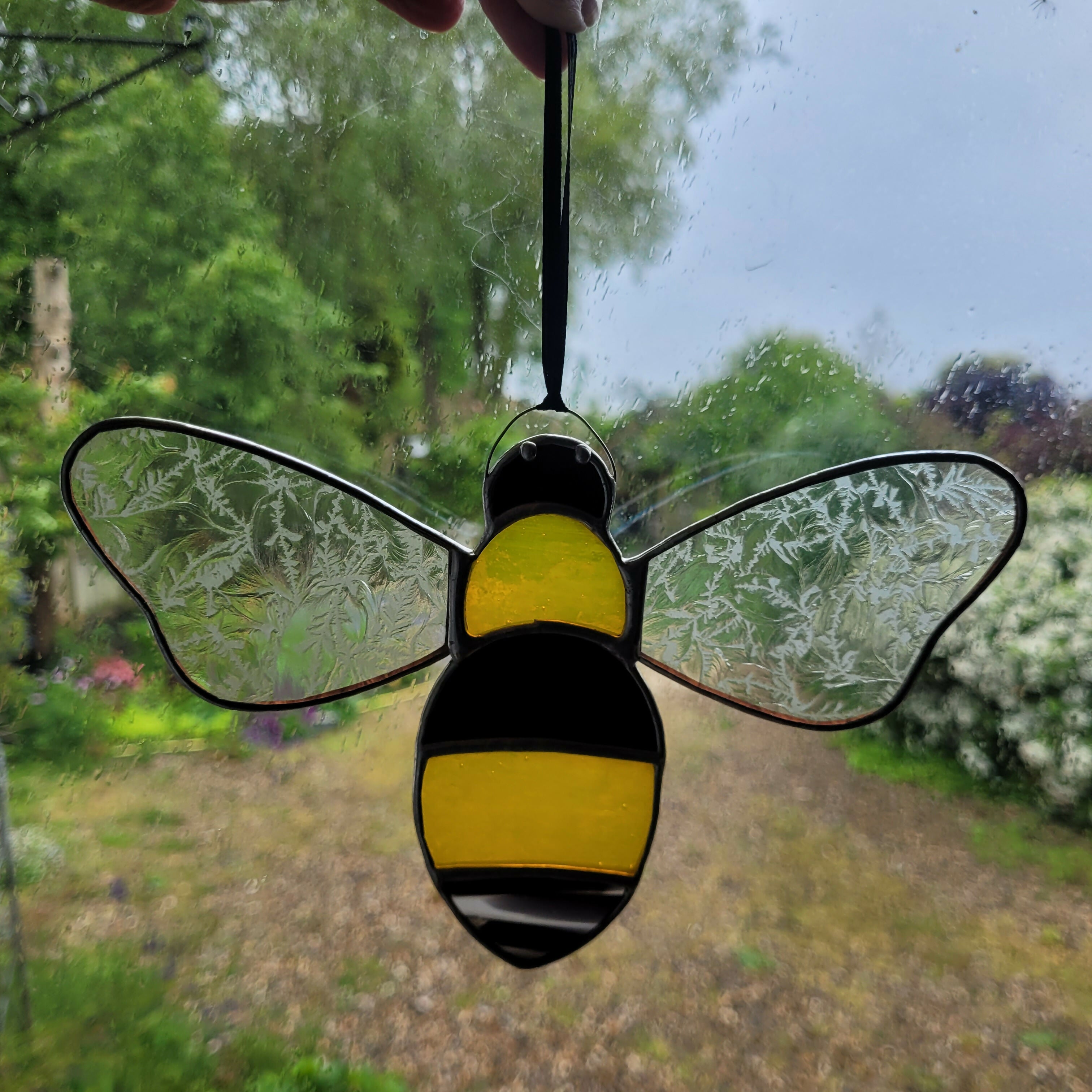 Glass Bee Decoration