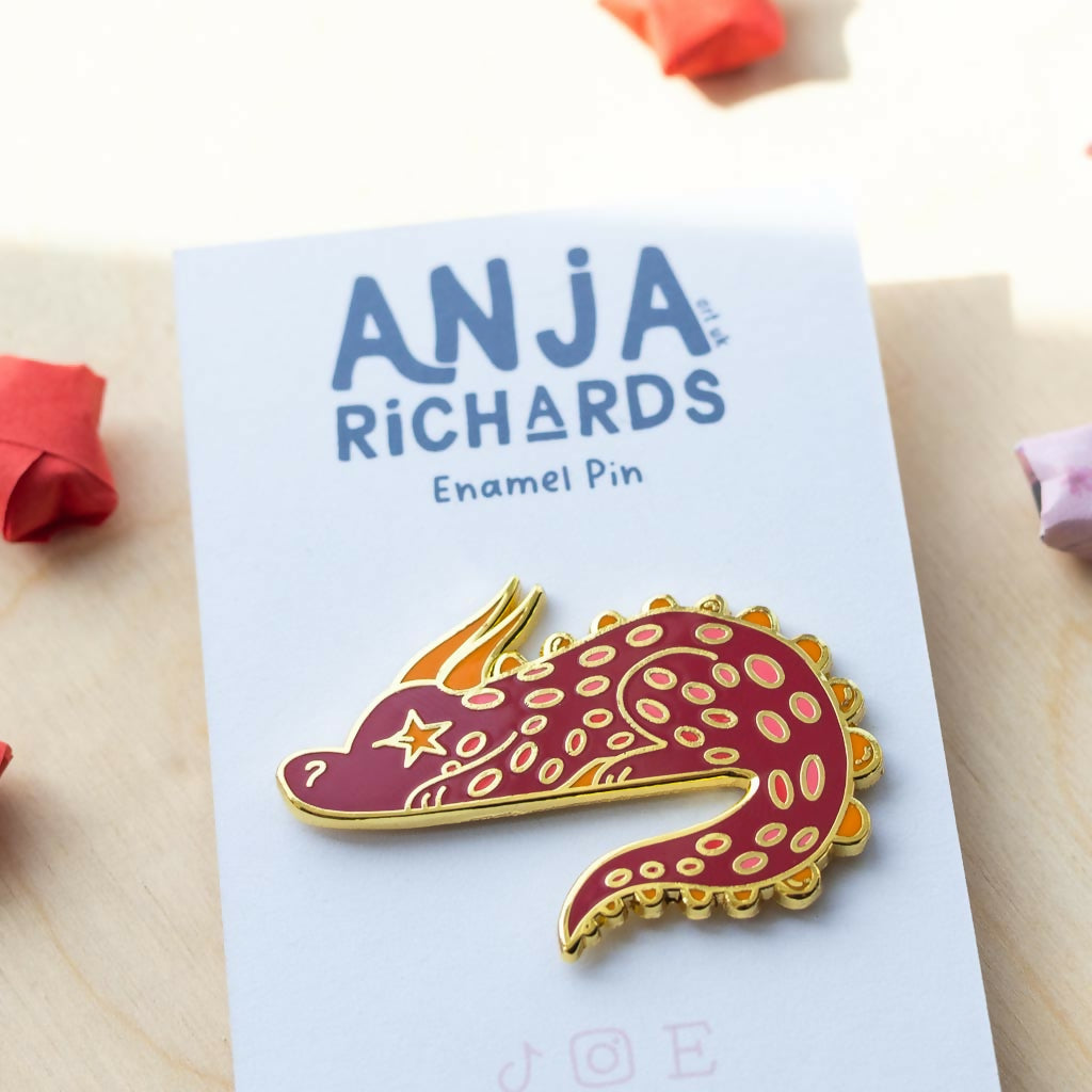 Nimbus the Dragon Enamel Pin