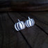 Handmade Silver Pumpkin Earring Studs