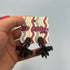 3D Printed EARRINGS: Animal friends DRAGON/CROC/AXOLOTL/DINO