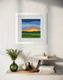 Sunrise Over the Fields -Mounted Print