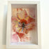 Pink Mixed Media Floral Dragonfly Mini Frame