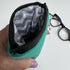 Glasses Case - Green with Animal Print