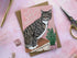 Tabby Cat Pink A6 Birthday Card