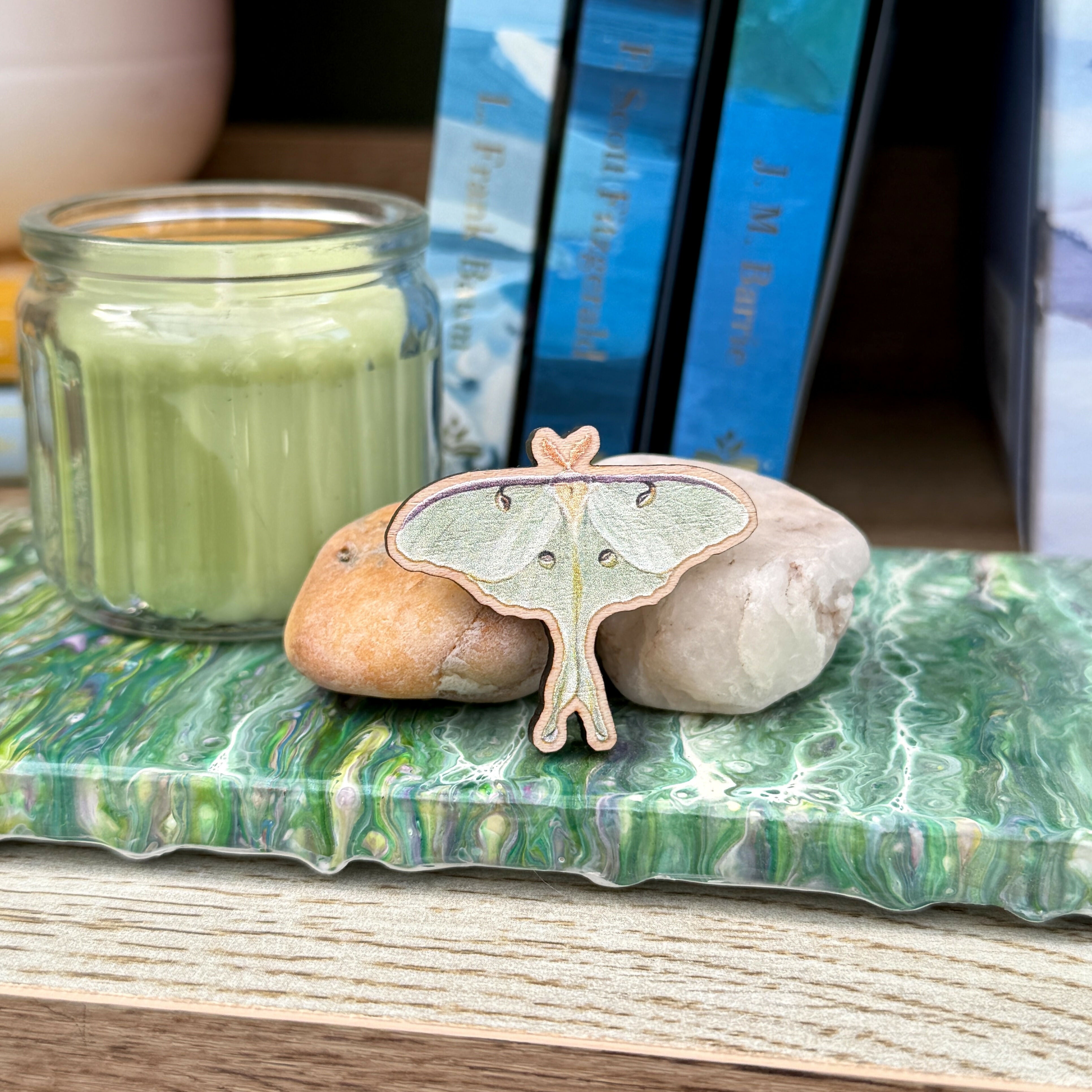 Luna Moth - Wooden Pin