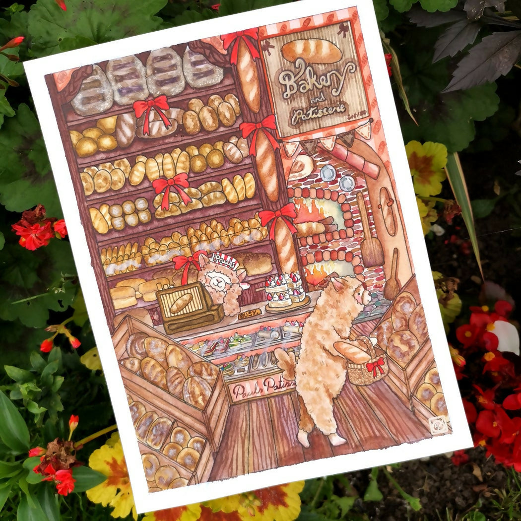 Paul's Bakery - A4 Art Print