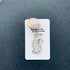 Handcrafted Real Pressed Floral Resin Cat Keyring with Fluffy Pom-Pom Accent