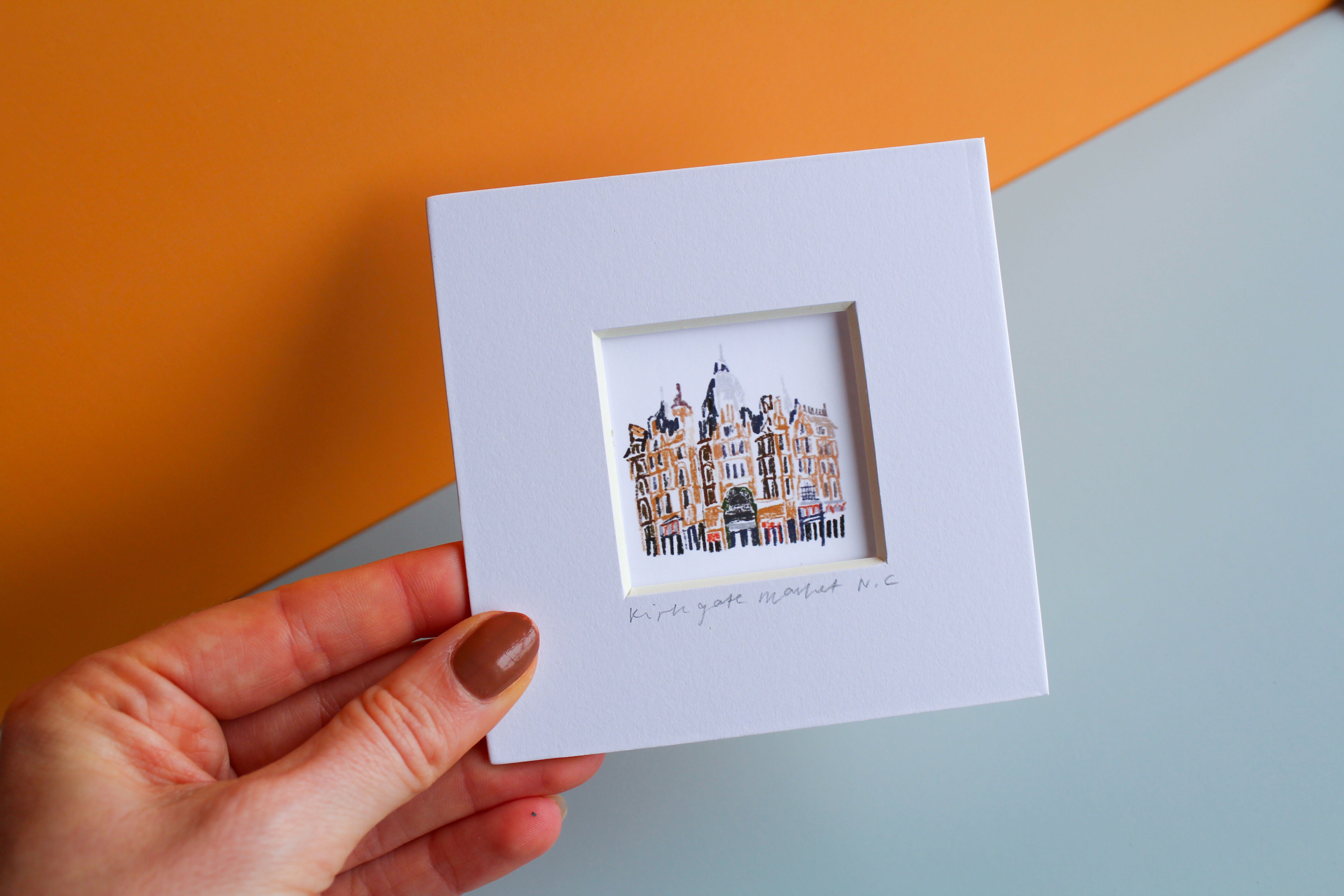 Kirkgate Market Mini Print