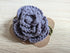 Hair Accessory - grey purple rose