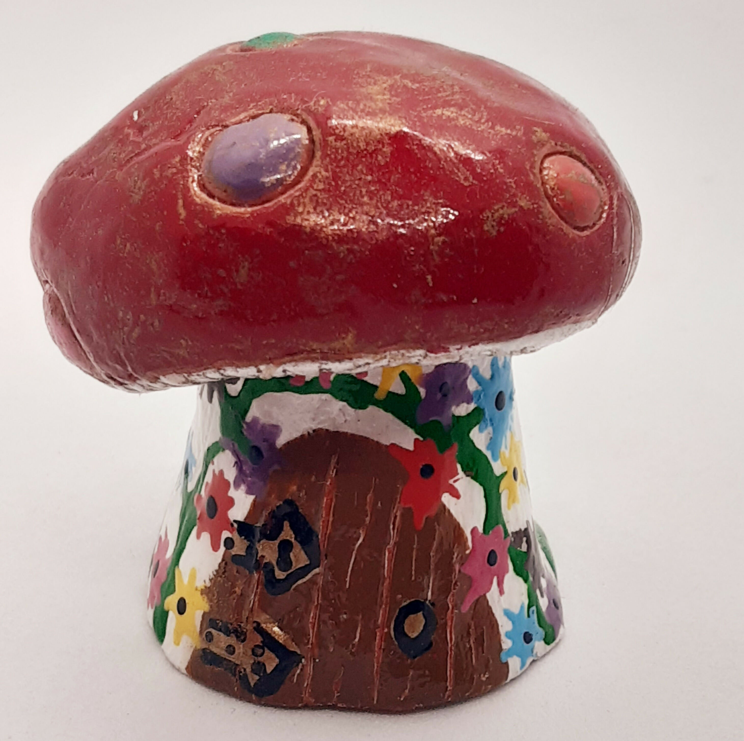 Clay Toadstool Ornament