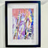 Mountain Heat A4 Framed (Black)