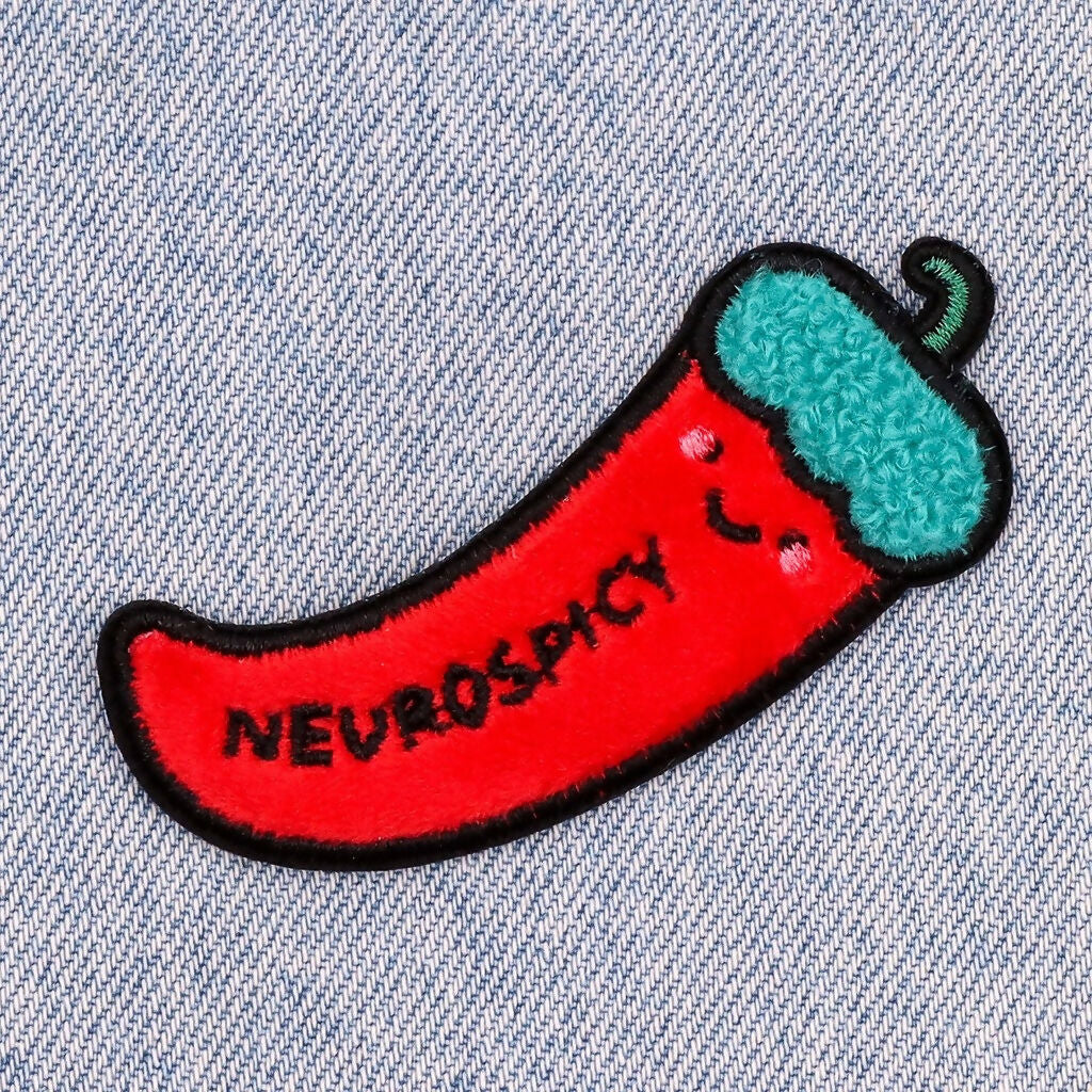 Neurospicy Embroidered Iron-On Patch