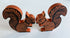 Hand-printed Wooden Squirrel Ornament