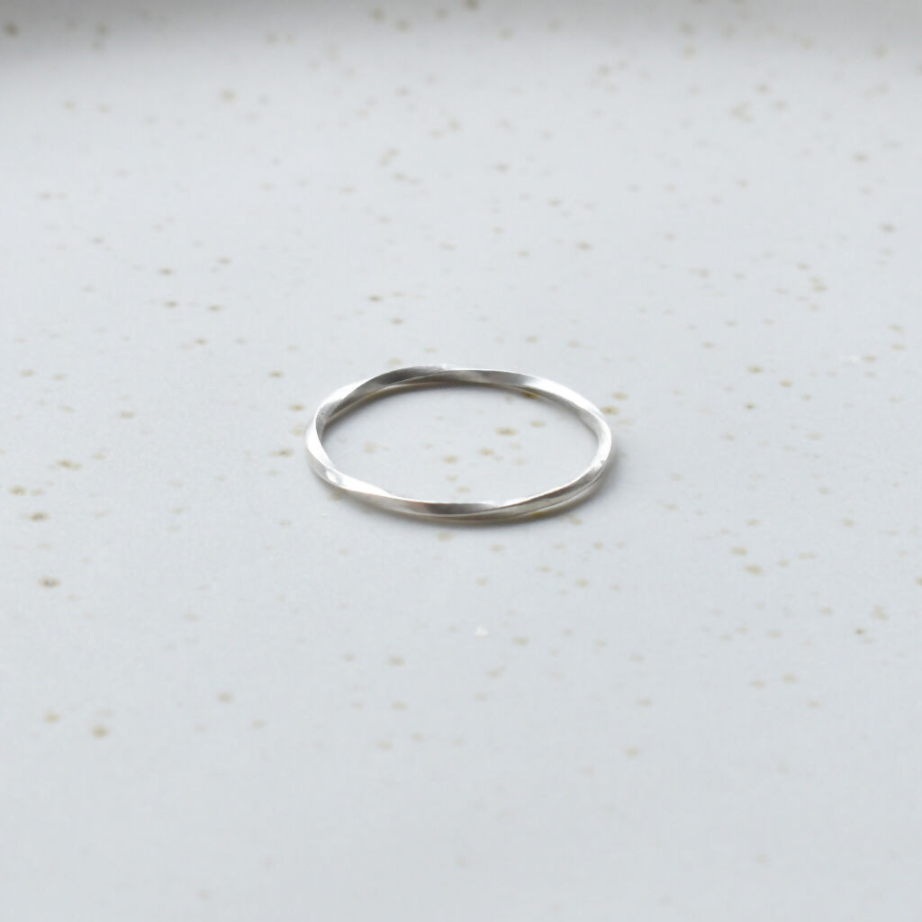Sterling Silver Twist Ring