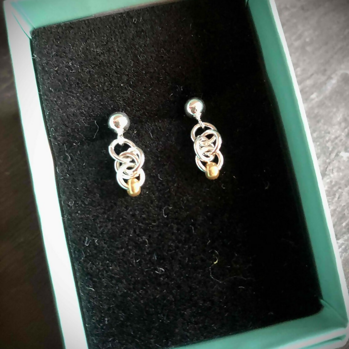 Sterling Silver Miyuki B Earrings