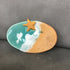 Oval Ceramic Beach Starfish Trinket Dish