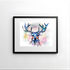 GICLÉE FINE ART PRINT OF MAGNIFICENT STAG