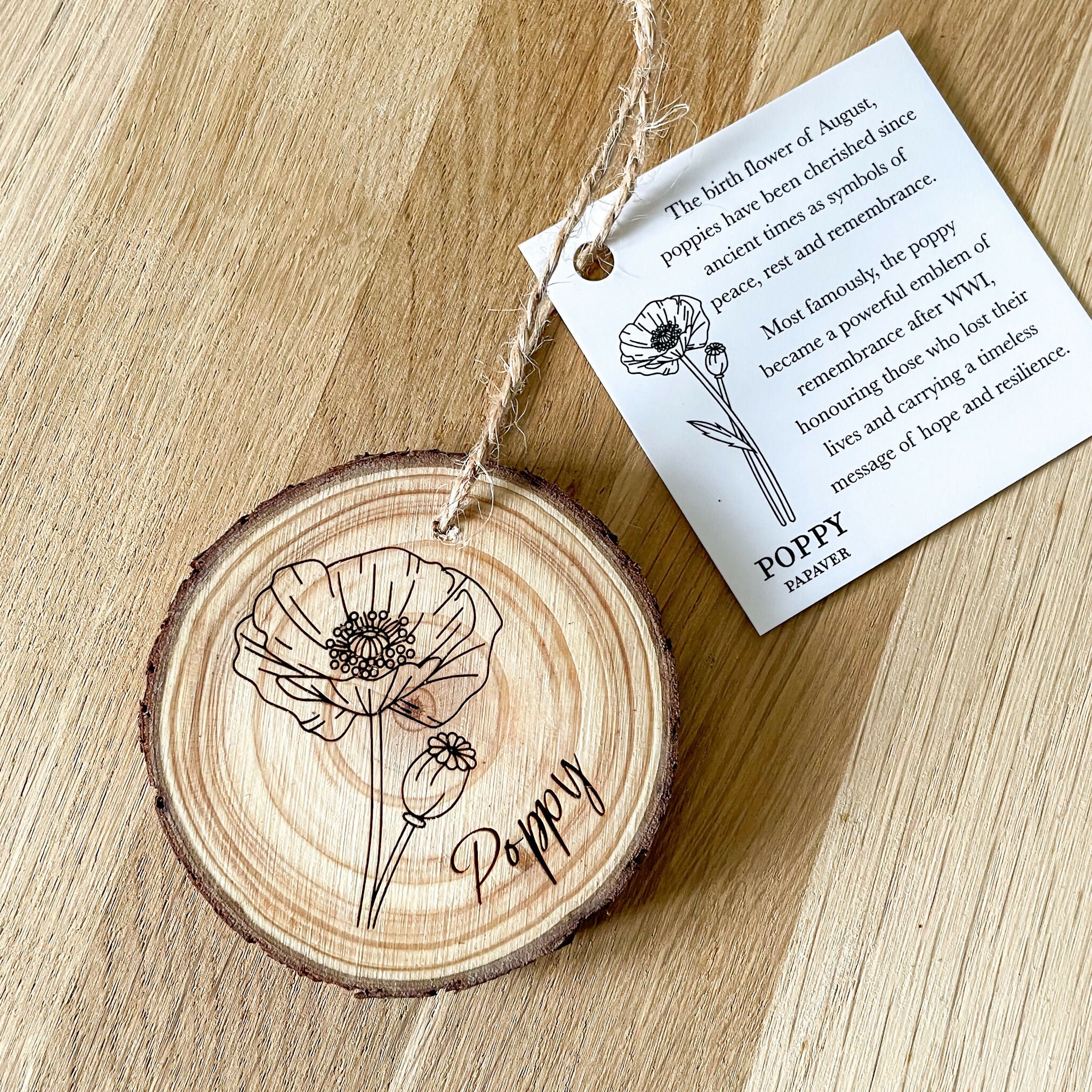 Birth Flower Hanging Decorations