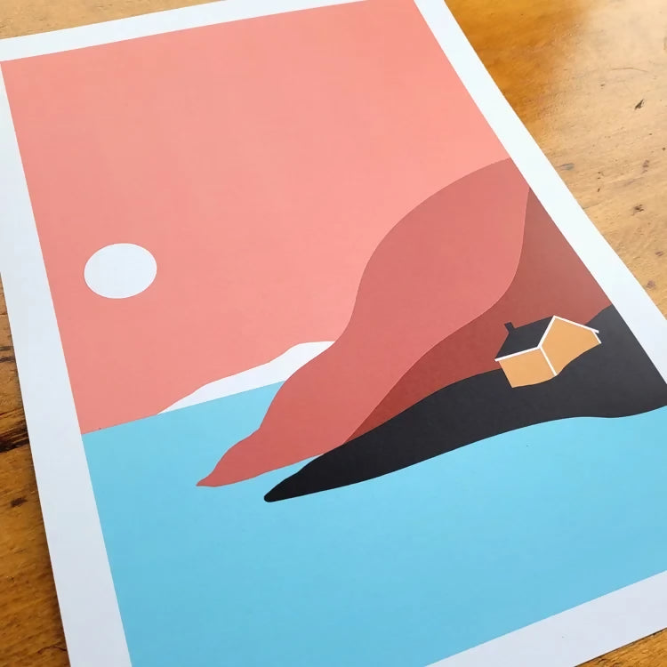 Where We Go To Dream, A4 Print