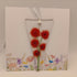 Fused Glass Flower Card