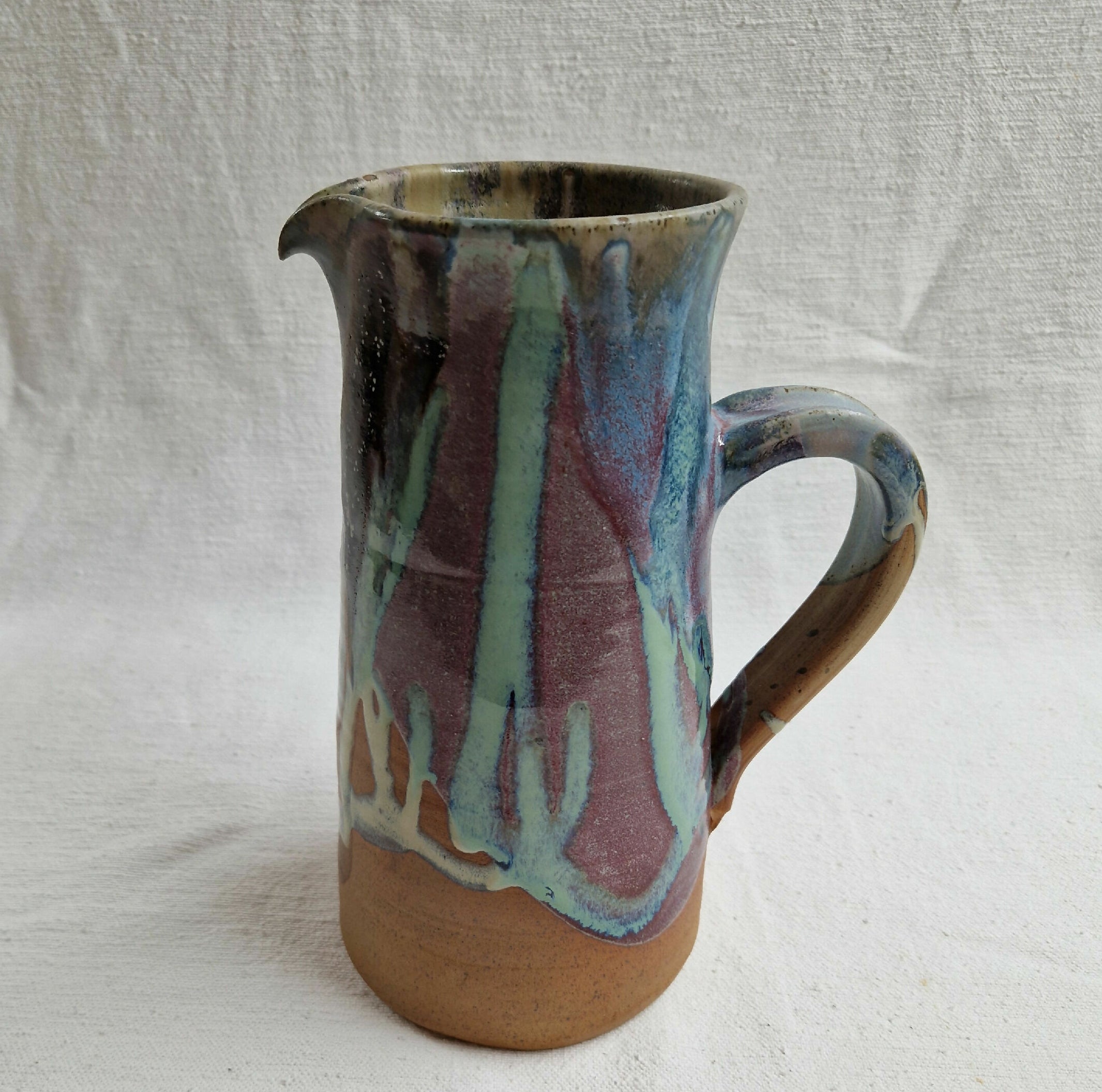 Large Ceramic Straight Jug