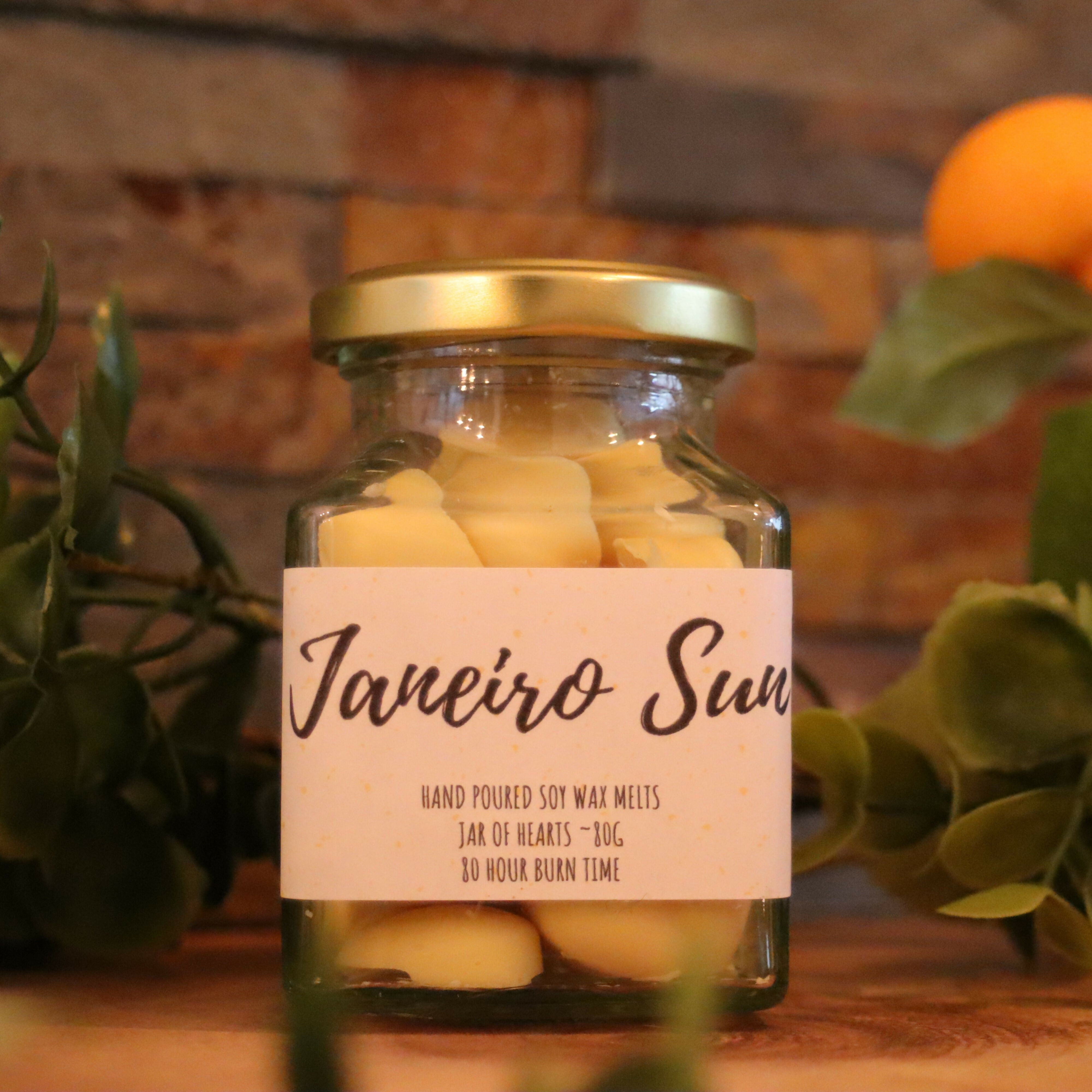 Hand Poured Soy Wax Melts - Janeiro Sun