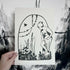 Garden Statue Screen Print