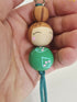 Hand-Painted Wooden Doll Keyring