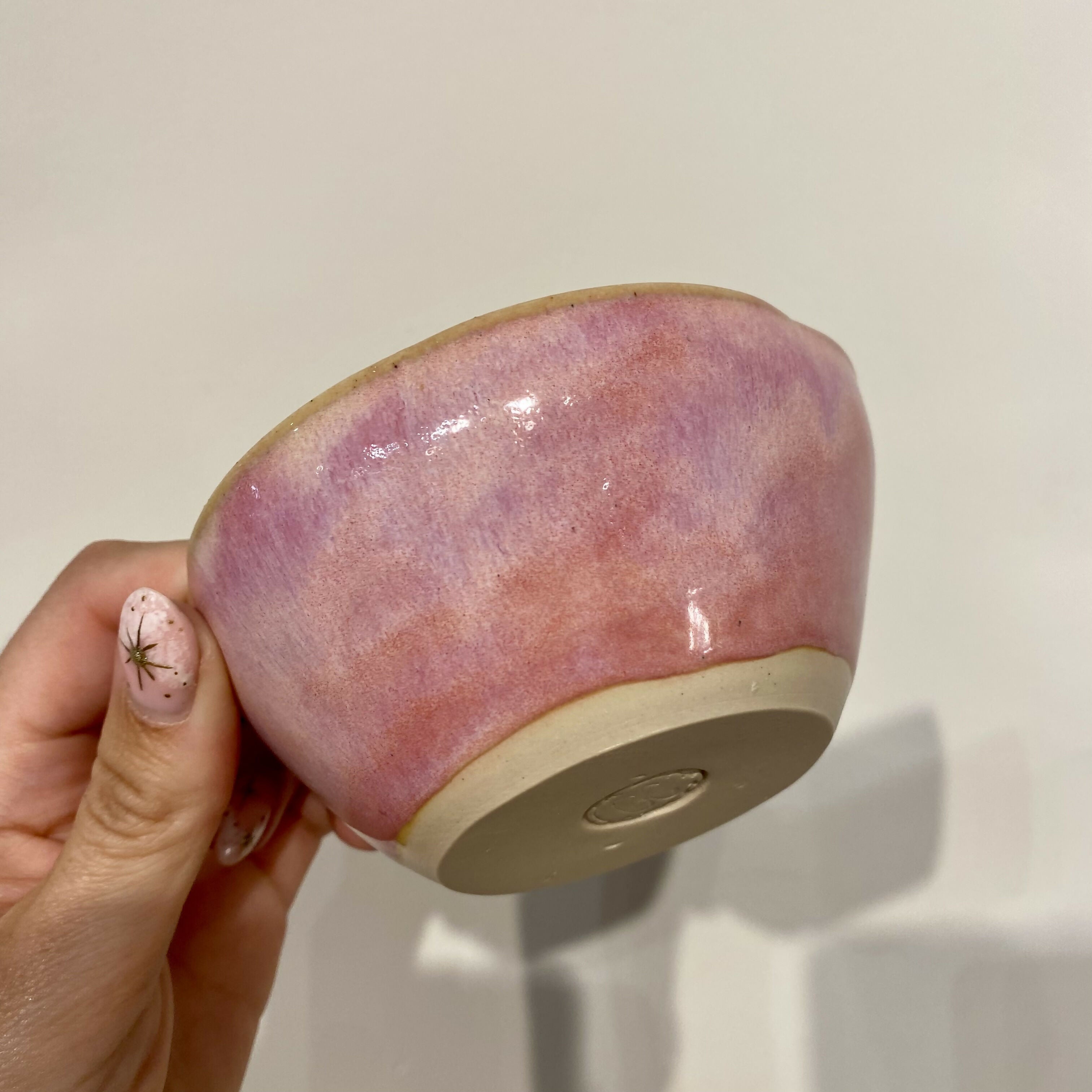 Handmade Ceramic Pink Trinket Dish
