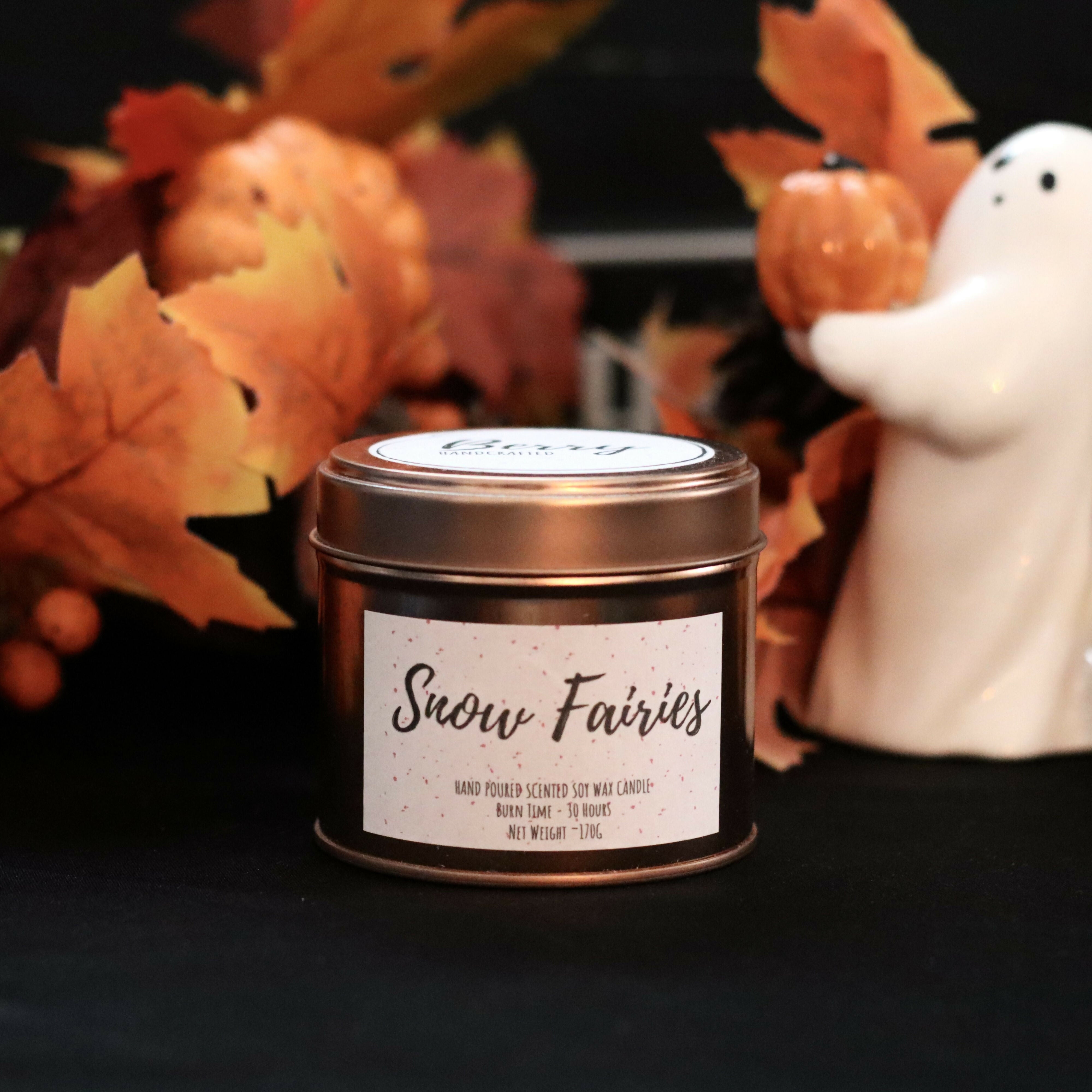 Hand Poured Soy Wax Candle - Snow Fairies