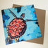 Turtle Under the Sea Greetings Card