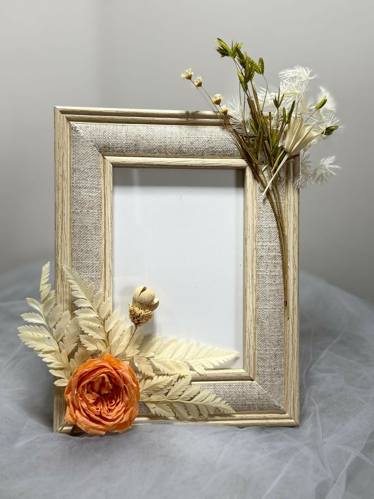 Preserved Flower Photo Frame