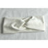 White Ribbed Jersey Headband